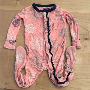 Kickee pants snug fit footed bamboo pajamas
